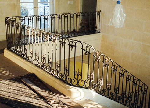 Wrought Iron Stair Railing